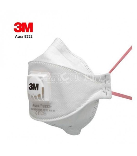 3M 09332 Pormaszk - Szelepes, Paneles részecskeszűrő (FFP3)