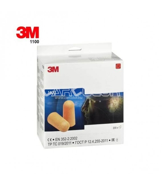 3M 1100 Poliuretán Füldugó  SNR: 37dB (10Pár)