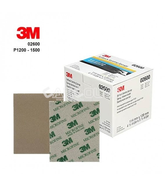 3M 2600 Csiszolószivacs - Microfine  (P1200 -1500)