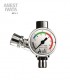 Iwata Air pressure gauge valve AFV-2 Supernova with quick couplings
