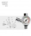 Iwata Air pressure gauge valve AFV-2 Supernova with quick couplings