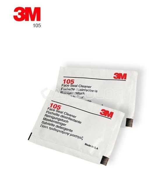 3M™ 105 Fertőtlenítő, Tisztítókendő félálarchoz (40db)
