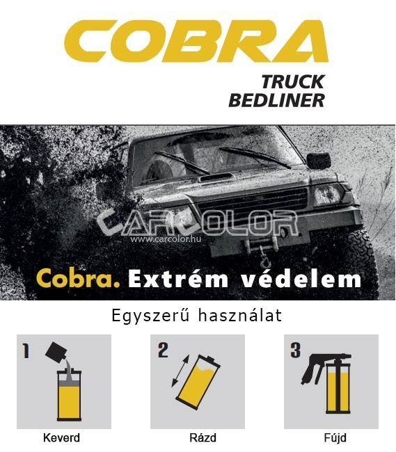 Cobra festék - színezhető extrém bevonat