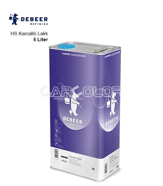 DeBeer 8-214 HS Scratch Resistant Clear (5l)