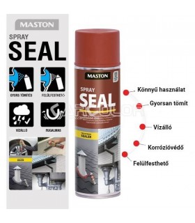 Vízzáró, Tömítő Spray - Matt Terrakotta - (500ml) - Maston Seal - Beázás javító