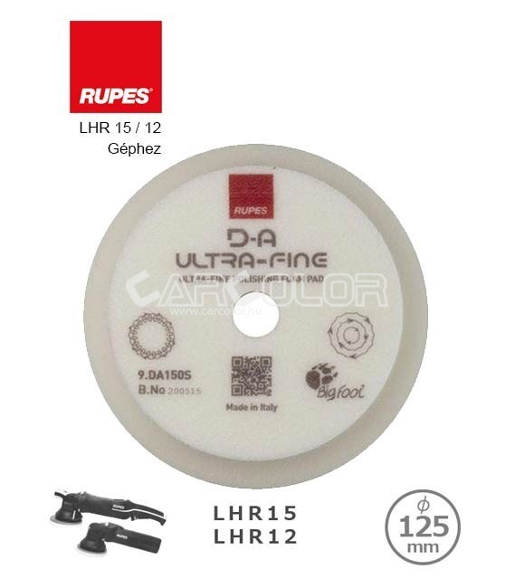 Polírszivacs "DA" puha 80/100mm  (fehér)