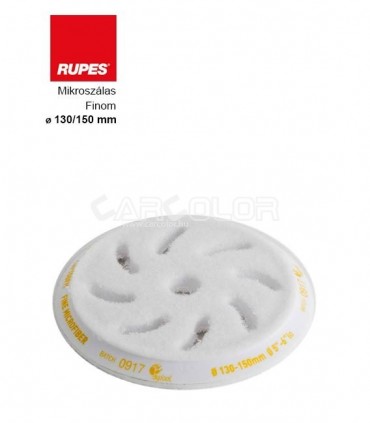 Rupes Microfiber Polishing Pad - Yellow (150mm)