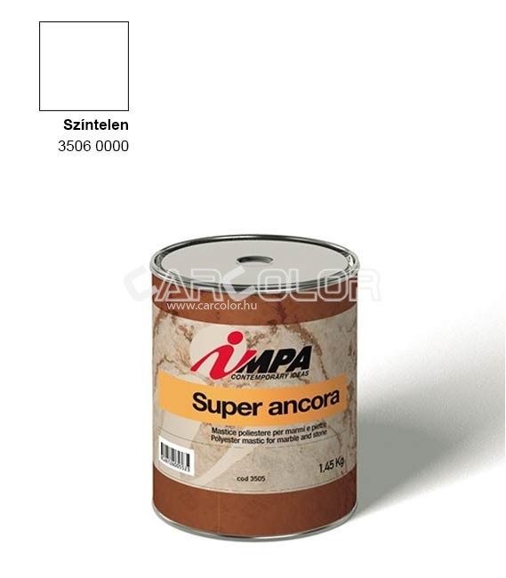 Impa 3506 SUPER ANCORA TRASPARENTE Polyester Mastic for Marble and Stone (1,5kg)