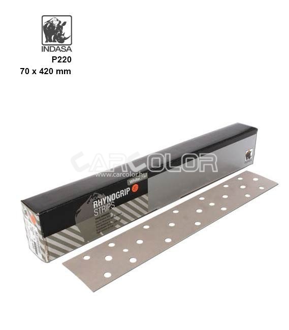 INDASA™ Rhynogrip Dry Sanding Strips 70x420mm 23 hole (P220)