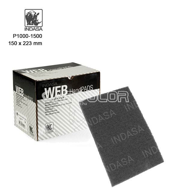 Indasa Nyilon Web Hand Sheet Pad - Maroon - Standard Very Fine
