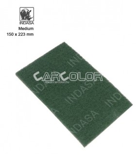 Indasa Nyilon Web Hand Sheet Pad - Green - Medium