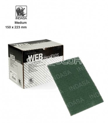 Indasa Nyilon Web Hand Sheet Pad - Green - Medium