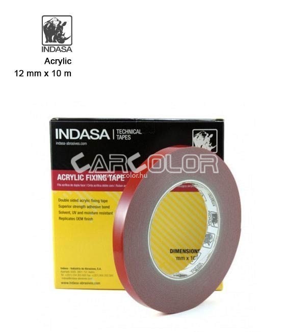 Indasa™ Acrylic Kétoldalas Ragasztószalag (12mm)