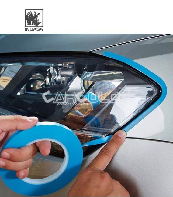 Dekorszalag görbékhez, ívekhez - Fine Line - Kék - (12 mm) - Indasa™