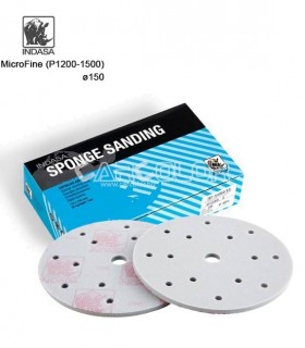 INDASA™ Sanding Sponge Pad ø150 MicroFine (15 holes)