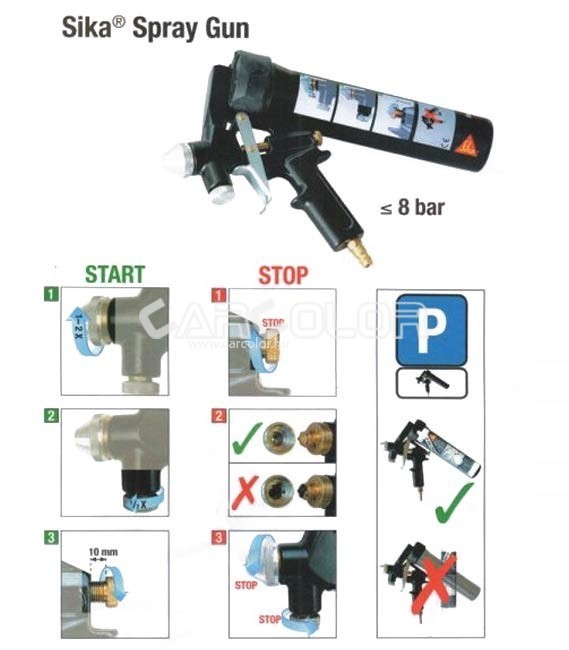 Professional Caulking Gun - Sika H3PS