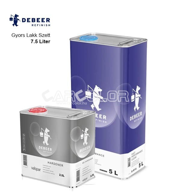 Gyors UHS Prémium Karcálló Lakk Szett - (7.5l) - DeBeer - 8-114 