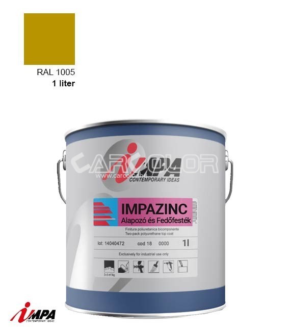 1K Satin Anti-rust Paint - RAL1005 - (1l)