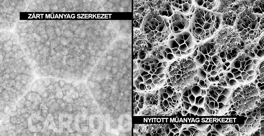 Open and Closed Cell Plastic