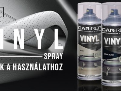 Vinyl felújító festék Spray használata - Tippek