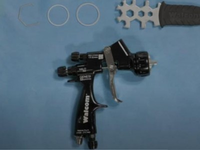 Walcom Genesi Alluminio Spray Gun - Aircap Gasket Replacement